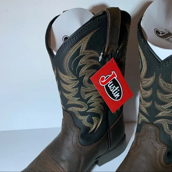 Justin Boots Stampede Chet Boot EE NEW - Picture 4 of 7